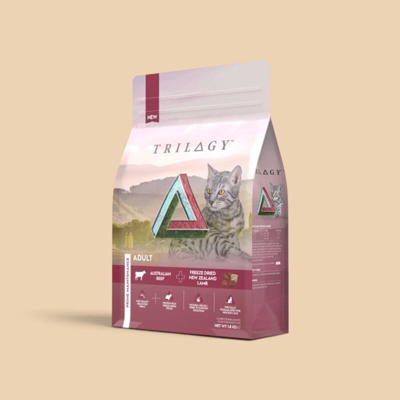 trilogy 澳洲牛肉+ 紐西蘭羊肺凍乾｜無穀成貓糧｜1.8kg
